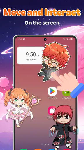 Anime Shimeji Pets On Screen screenshot 4