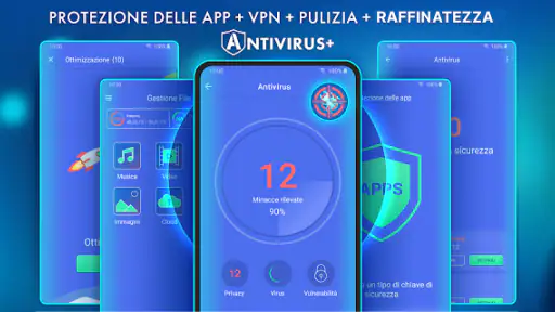Antivirus - Pulitore + VPN screenshot 6