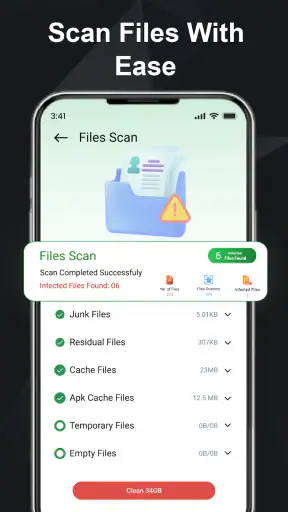 Antivirus: Pulizia spazzatura screenshot 4