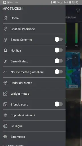 App di previsioni del tempo screenshot 5