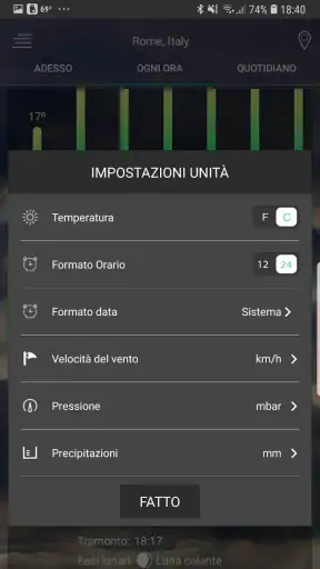 App di previsioni del tempo screenshot 6