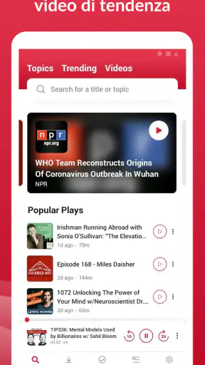 App Podcast offline: Player FM screenshot 4