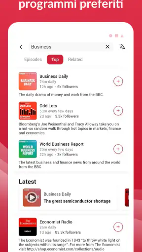 App Podcast offline: Player FM screenshot 5