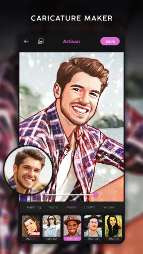 Artisan: Foto Cartoon Efetti screenshot 7