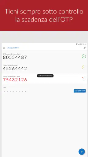 Aruba OTP screenshot 8