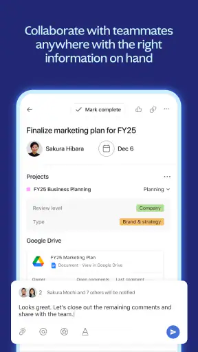 Asana: gestione del lavoro screenshot 5