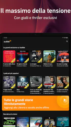 Audible: audiolibri e podcast screenshot 11