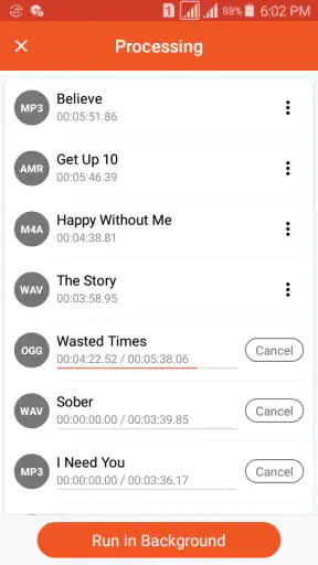 Audio Converter (MP3 AAC OPUS) screenshot 7