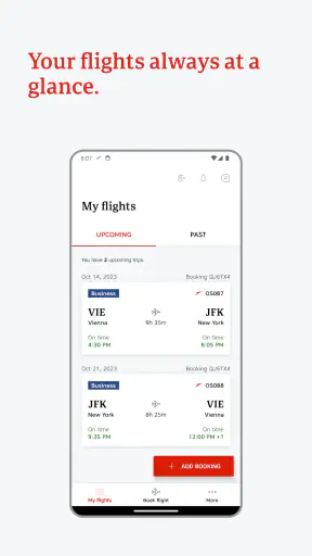 Austrian Airlines screenshot 3