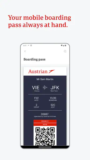 Austrian Airlines screenshot 6