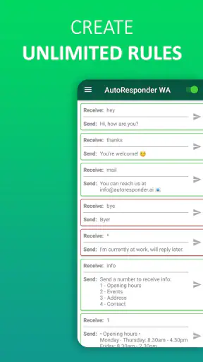 AutoResponder per WA screenshot 3