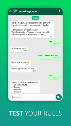 AutoResponder per WA screenshot 5