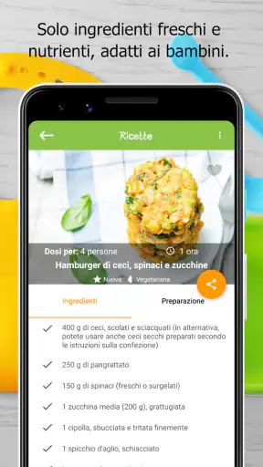 Autosvezzamento Guida Ricette screenshot 5