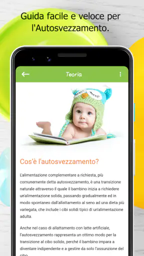 Autosvezzamento Guida Ricette screenshot 7