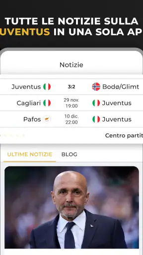 Bianconeri Live: App di calcio screenshot 10