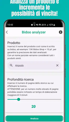 Bidoo analyzer screenshot 2