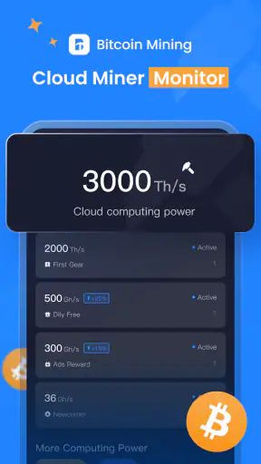 Bitcoin mining - Miner NFT screenshot