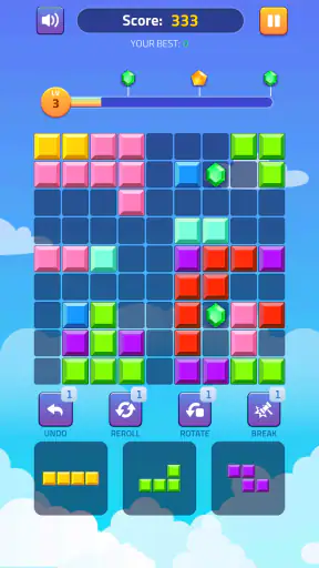 Block Puzzle - Gems Adventure screenshot 8