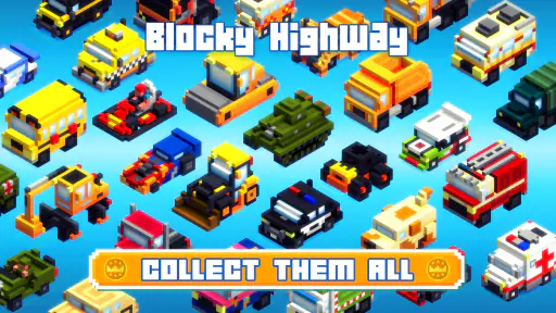 Blocky Highway: Traffic Racing screenshot 9