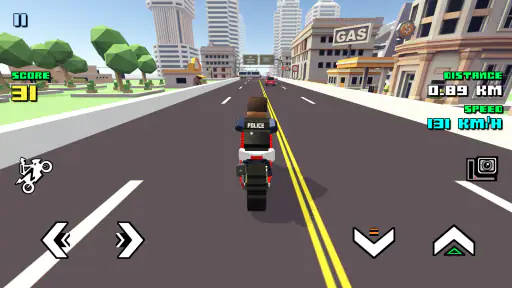 Blocky Moto Racing: Bike Rider screenshot 9