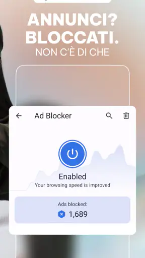 Browser Opera con VPN screenshot