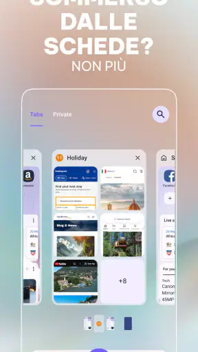 Browser Opera con VPN screenshot