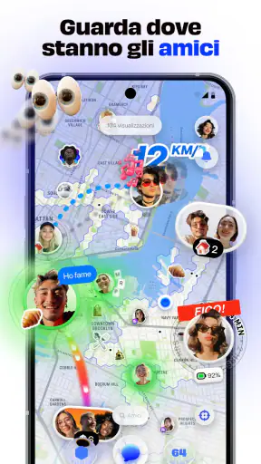 Bump - mappa per amici screenshot 2