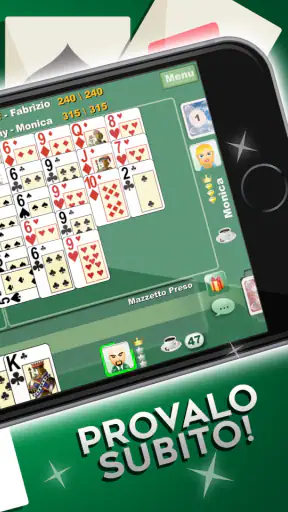 Burraco e Pinelle Online screenshot 2