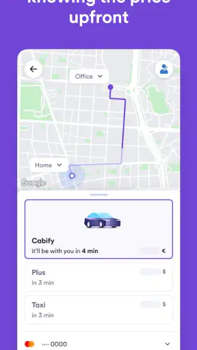 Cabify screenshot 5