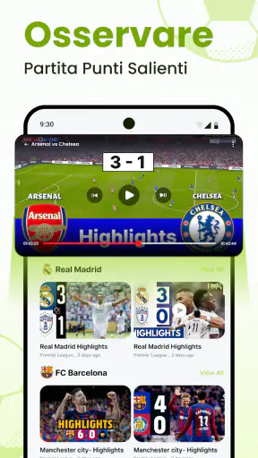 Calcio in diretta - Partite screenshot 6