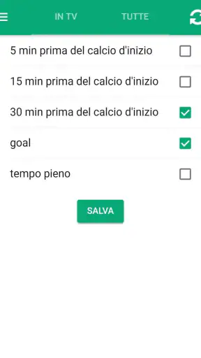 Calcio in TV e Livescore screenshot 6