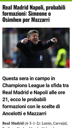 Calcionews24 screenshot 8