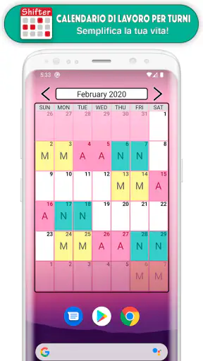 Calendario di Lavoro per turni screenshot 7