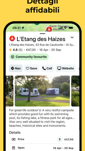 Campy - Campeggi, Camping EU screenshot