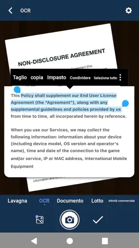 Cancella scanner - Scanner PDF screenshot 3