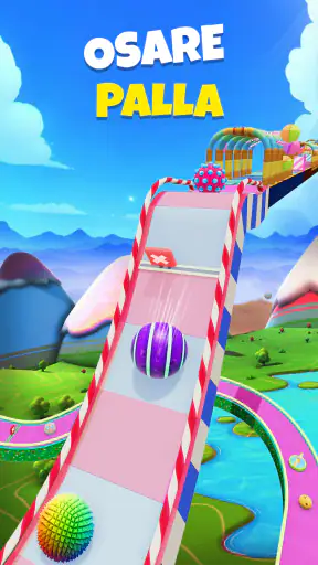Candy Ball Run - Rolling Games screenshot 1