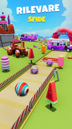 Candy Ball Run - Rolling Games screenshot 9