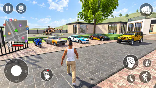 City Gangster Bike Driving 3D screenshot 1