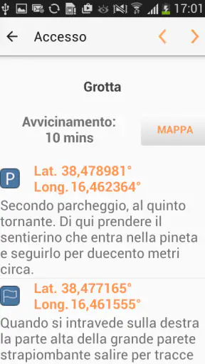 ClimbAdvisor Climbing in Italy screenshot