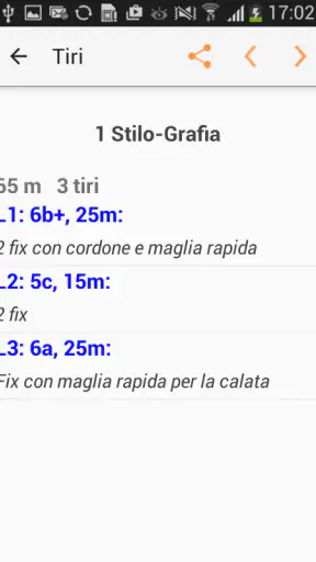 ClimbAdvisor Climbing in Italy screenshot