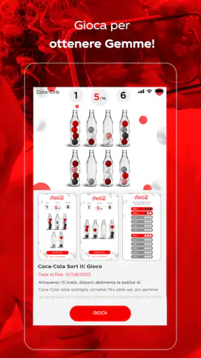 Coca-Cola: Gioca e vinci premi screenshot 4
