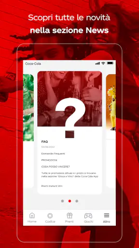 Coca-Cola: Gioca e vinci premi screenshot 7