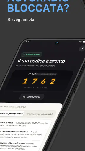 Codice Radio Dacia screenshot 1