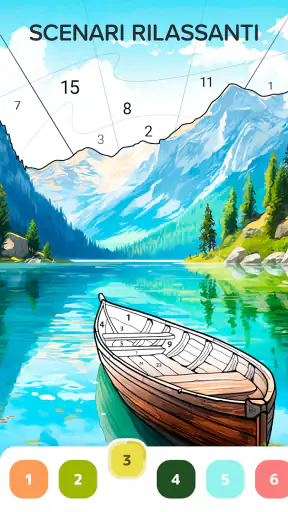 Colorare con i numeri Relax screenshot 6