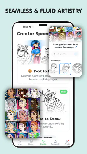 Color Dream - Paint & Coloring screenshot 2