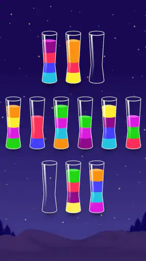 Color Water Sort Wooden Puzzle screenshot 8