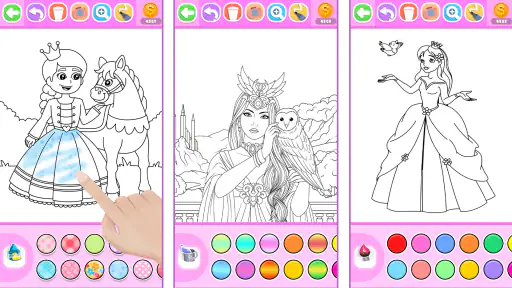 Colora Principesse Glitter screenshot 7
