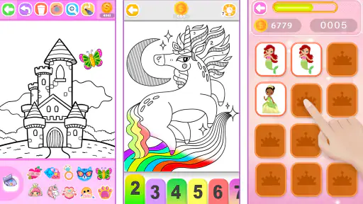 Colora Principesse Glitter screenshot 8