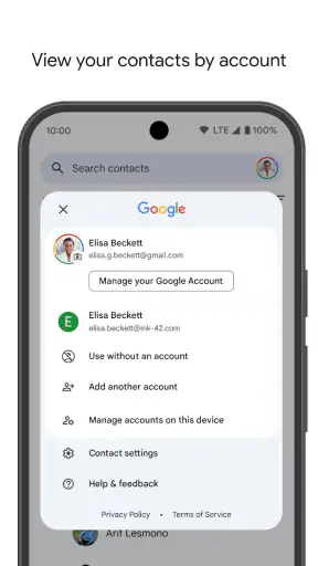 Contatti screenshot