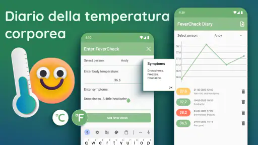Controllo della febbre screenshot 9